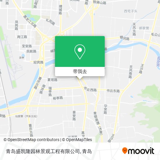 青岛盛凯隆园林景观工程有限公司地图