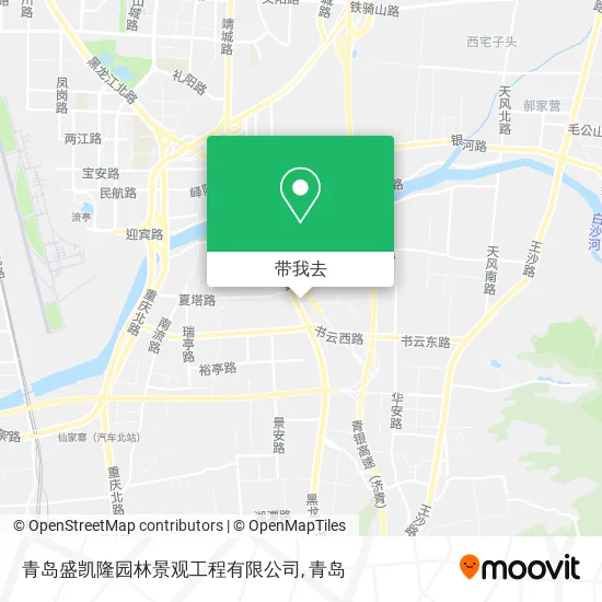青岛盛凯隆园林景观工程有限公司地图