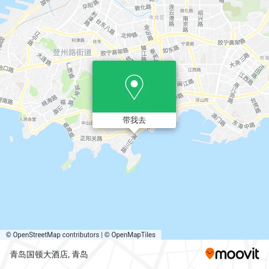 青岛国顿大酒店地图