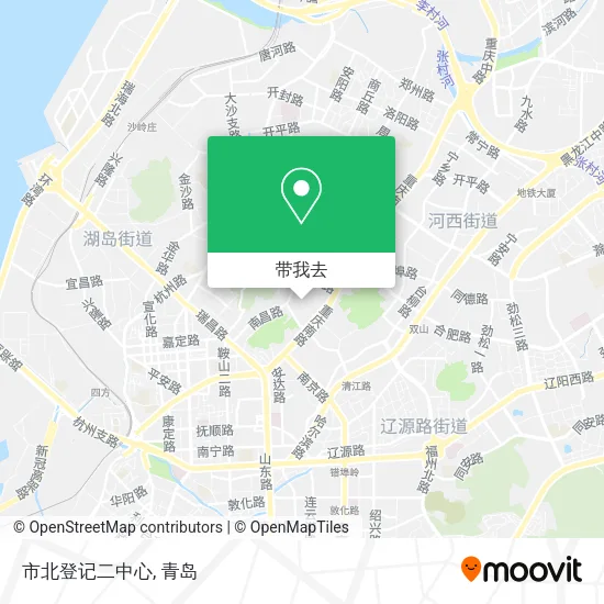 市北登记二中心地图
