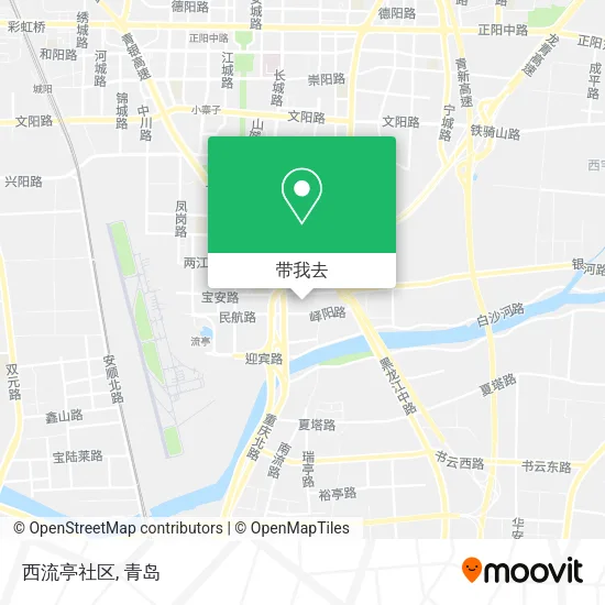 西流亭社区地图