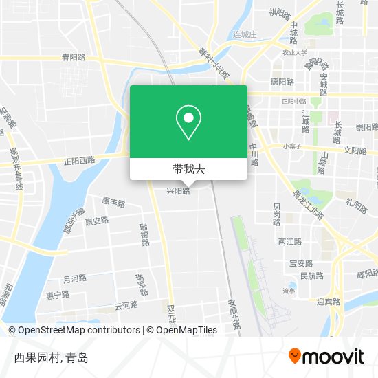 西果园村地图