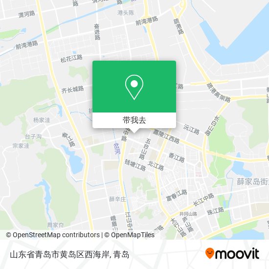 山东省青岛市黄岛区西海岸地图