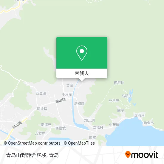 青岛山野静舍客栈地图