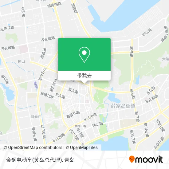 金狮电动车(黄岛总代理)地图
