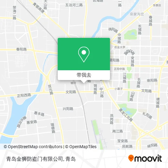 青岛金狮防盗门有限公司地图
