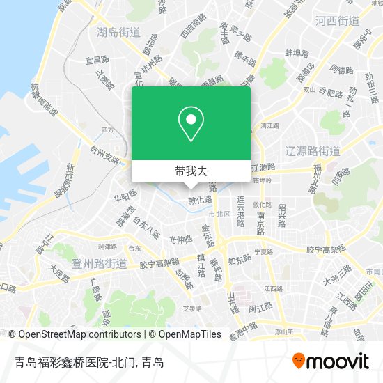 青岛福彩鑫桥医院-北门地图