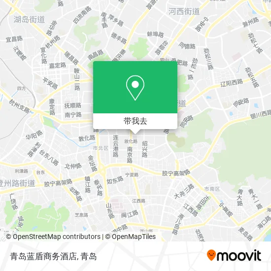 青岛蓝盾商务酒店地图