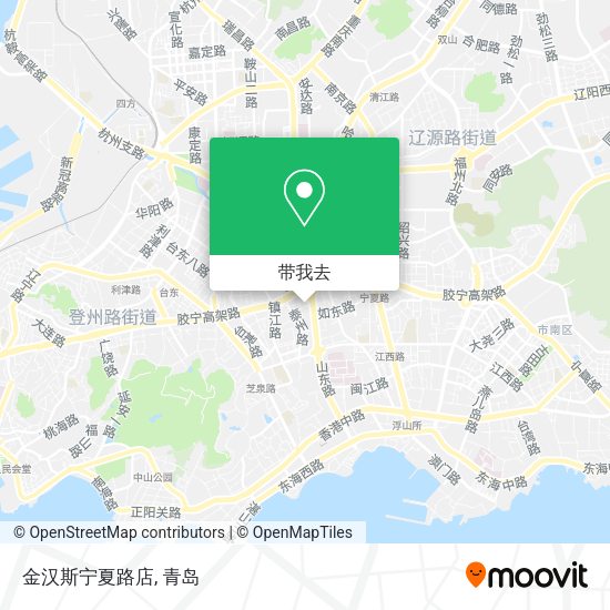 金汉斯宁夏路店地图