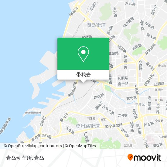 青岛动车所地图