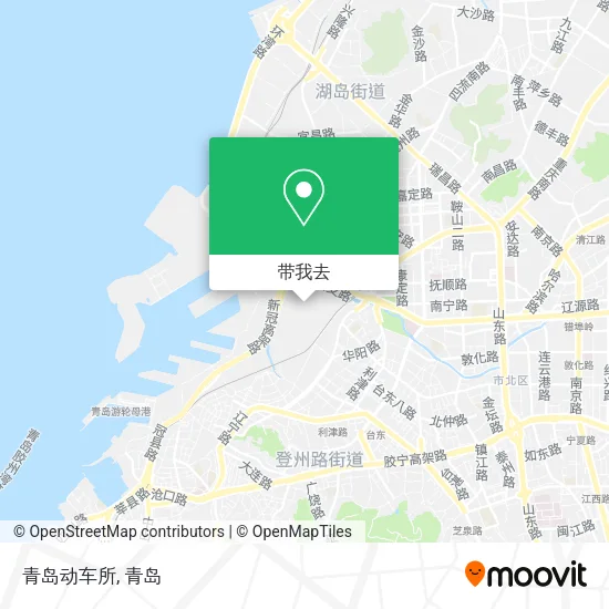 青岛动车所地图