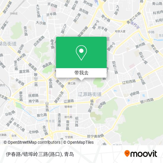 伊春路/错埠岭三路(路口)地图