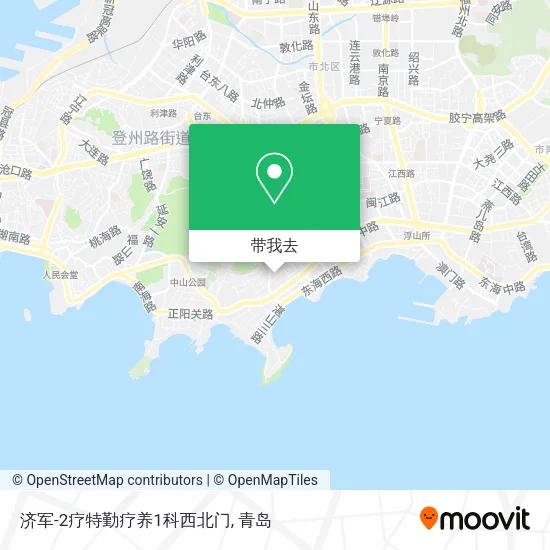 济军-2疗特勤疗养1科西北门地图