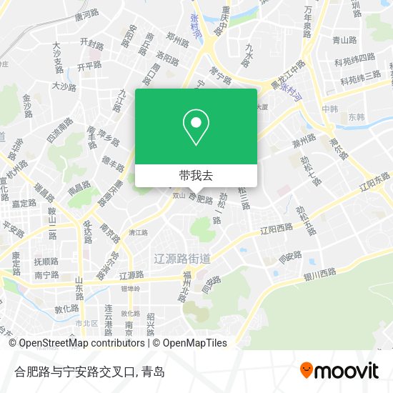 合肥路与宁安路交叉口地图
