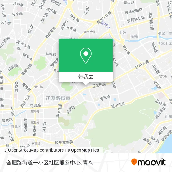 合肥路街道一小区社区服务中心地图