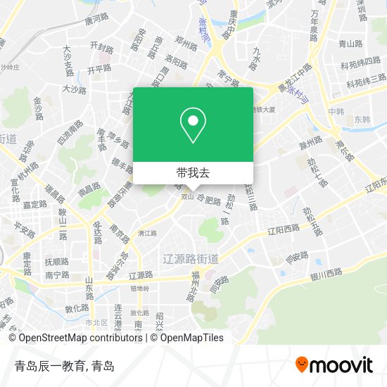 青岛辰一教育地图