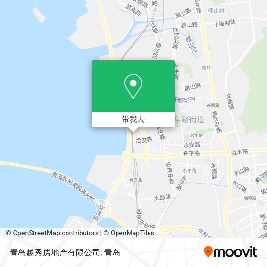 青岛越秀房地产有限公司地图