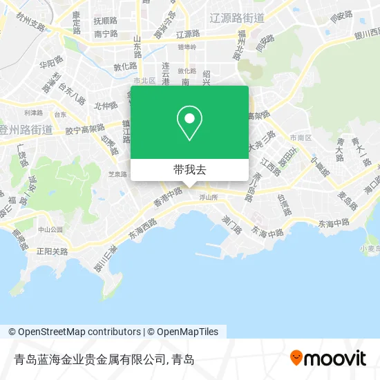 青岛蓝海金业贵金属有限公司地图