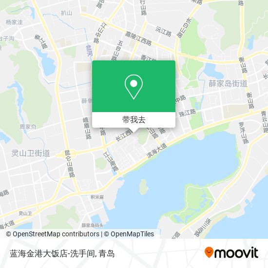 蓝海金港大饭店-洗手间地图