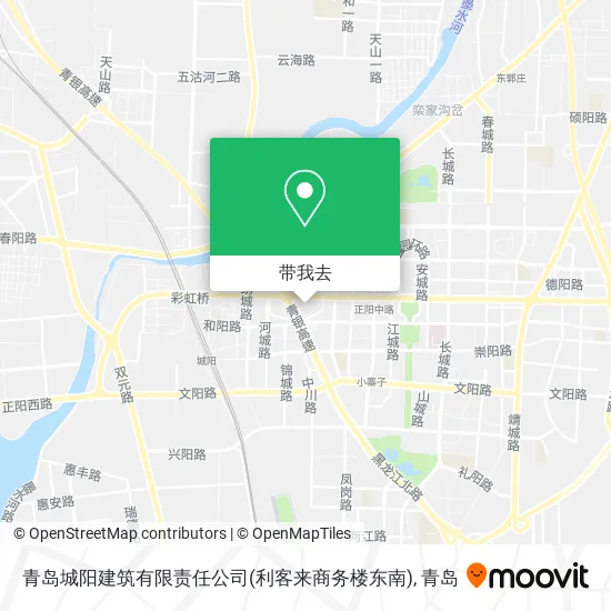 青岛城阳建筑有限责任公司(利客来商务楼东南)地图