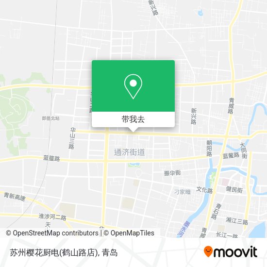 苏州樱花厨电(鹤山路店)地图