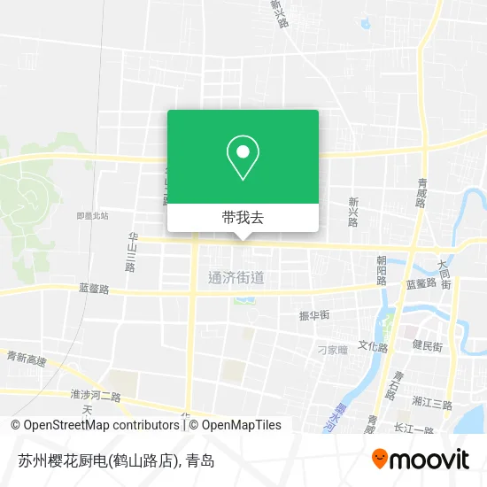 苏州樱花厨电(鹤山路店)地图