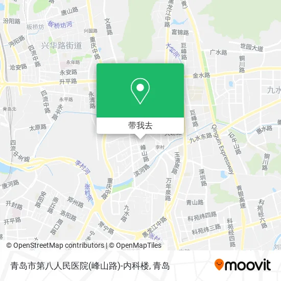青岛市第八人民医院(峰山路)-内科楼地图