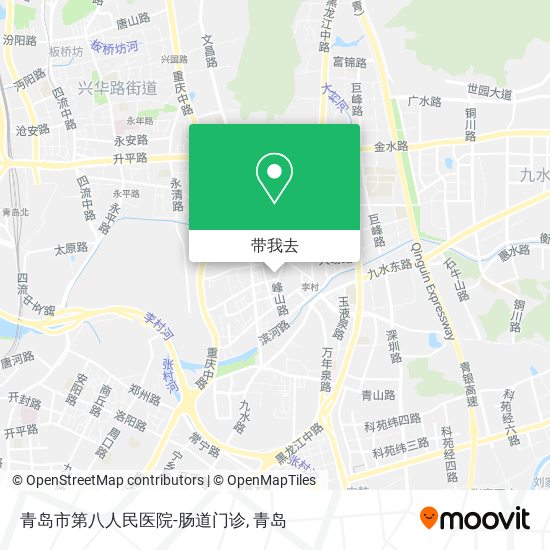 青岛市第八人民医院-肠道门诊地图