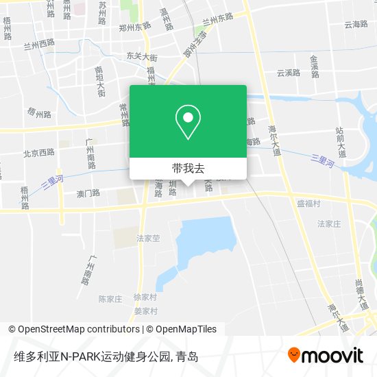维多利亚N-PARK运动健身公园地图