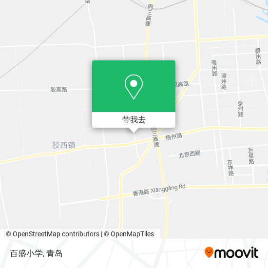 百盛小学地图