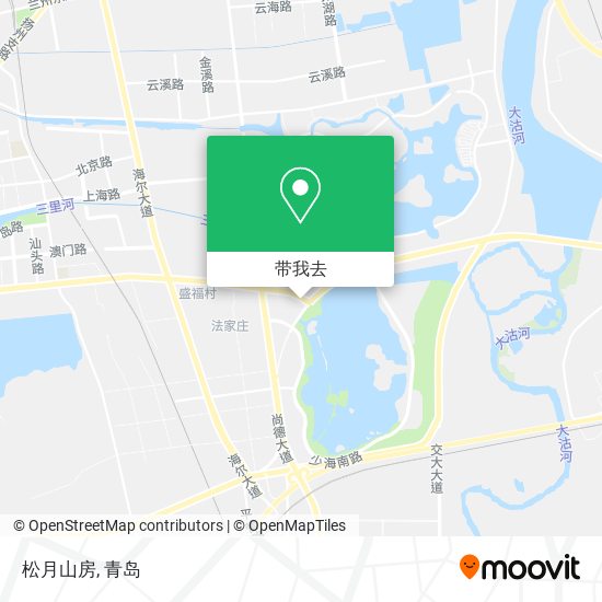 松月山房地图