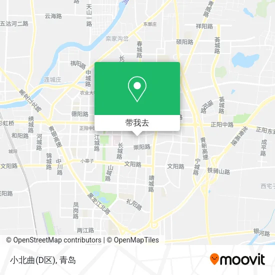 小北曲(D区)地图