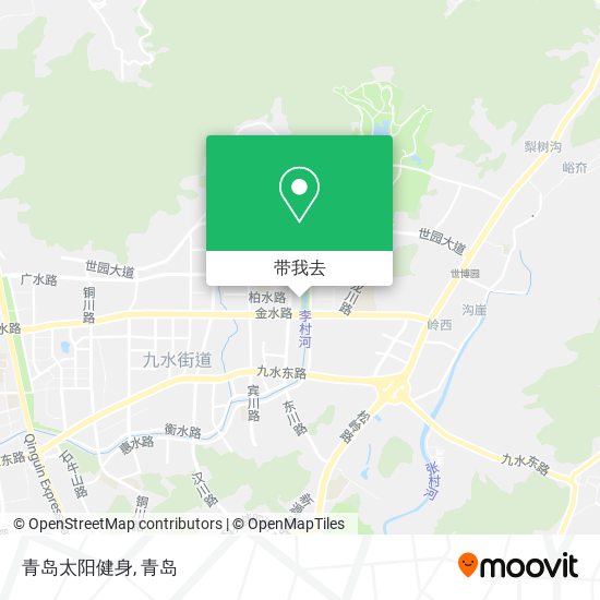 青岛太阳健身地图