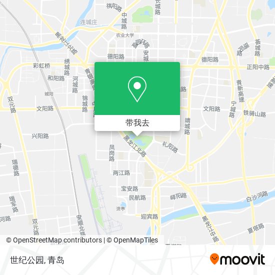 世纪公园地图