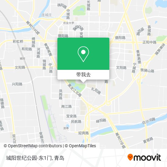 城阳世纪公园-东1门地图