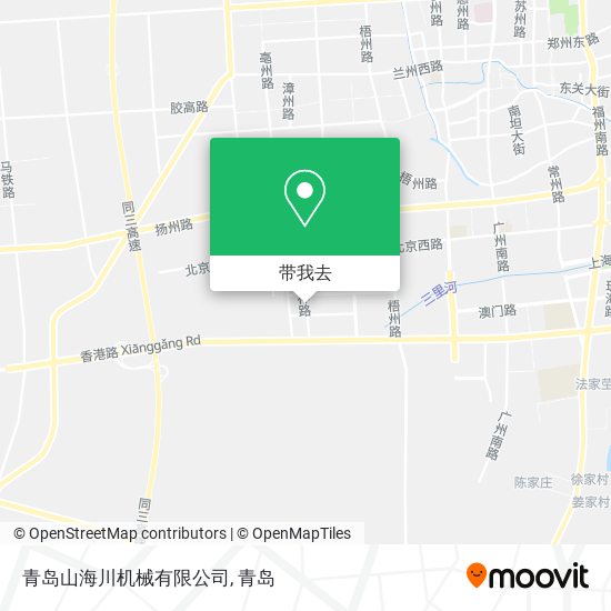 青岛山海川机械有限公司地图