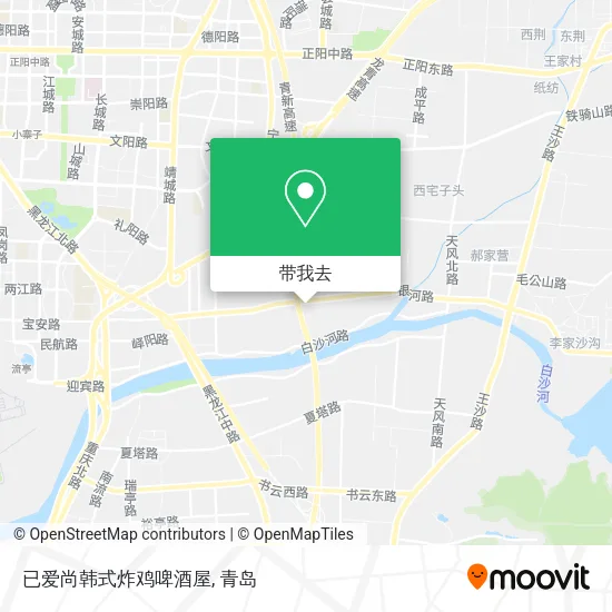 已爱尚韩式炸鸡啤酒屋地图