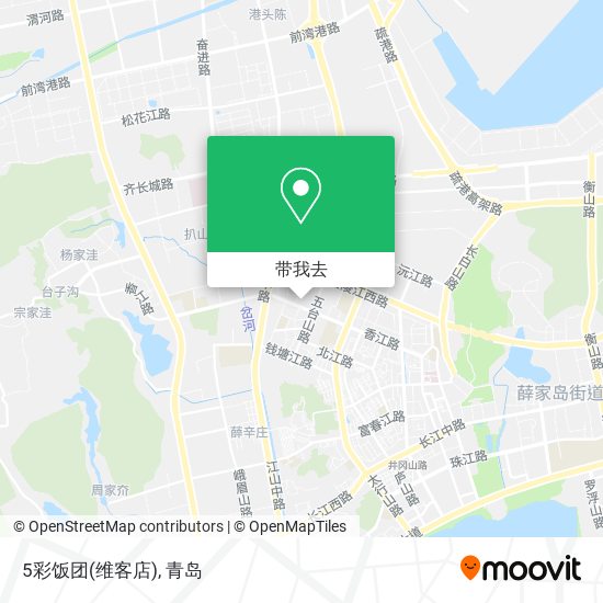 5彩饭团(维客店)地图