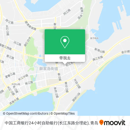 中国工商银行24小时自助银行(长江东路分理处)地图