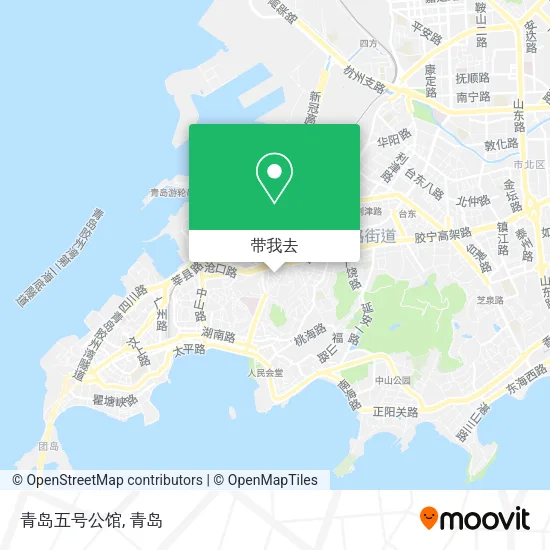 青岛五号公馆地图