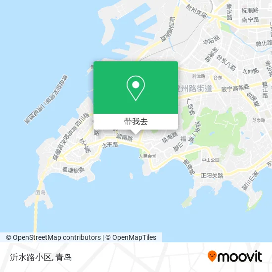 沂水路小区地图