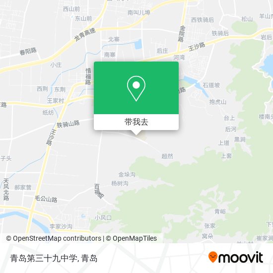 青岛第三十九中学地图