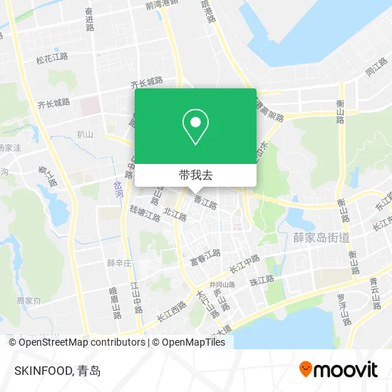 SKINFOOD地图