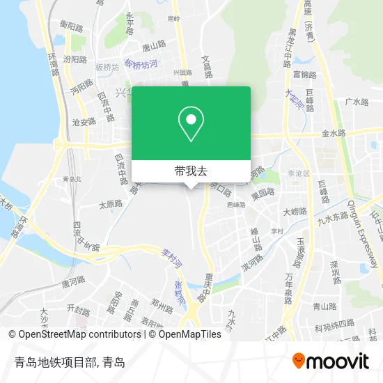 青岛地铁项目部地图