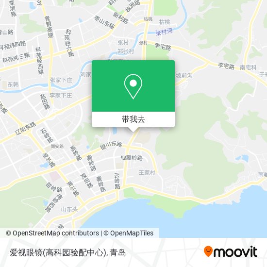 爱视眼镜(高科园验配中心)地图