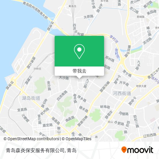 青岛森炎保安服务有限公司地图