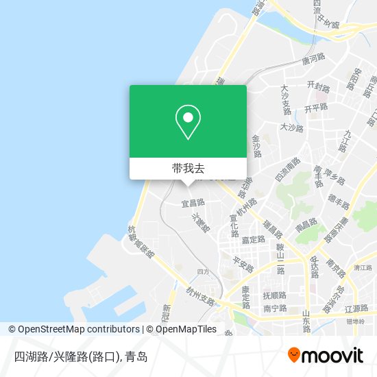 四湖路/兴隆路(路口)地图