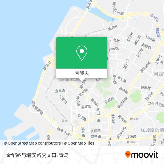 金华路与瑞安路交叉口地图
