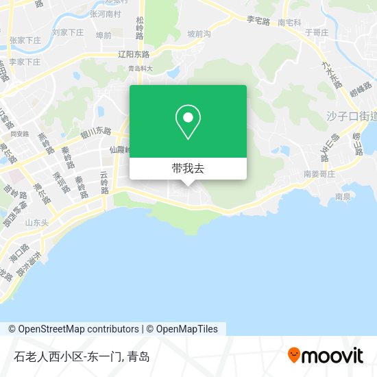 石老人西小区-东一门地图