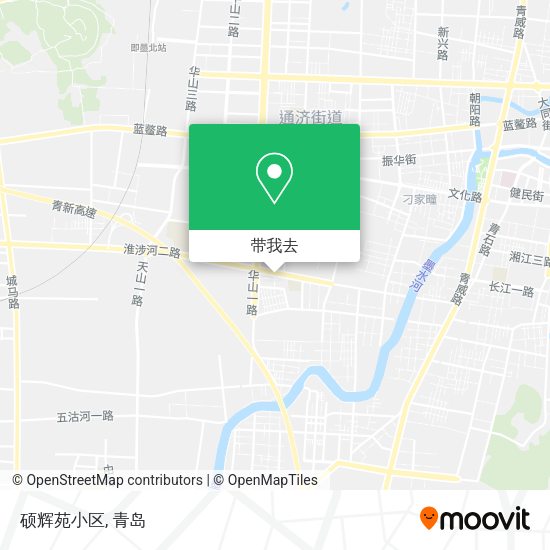 硕辉苑小区地图